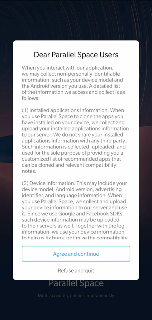 Parallel Space APK – Multiple Account and Two Face For Android 1