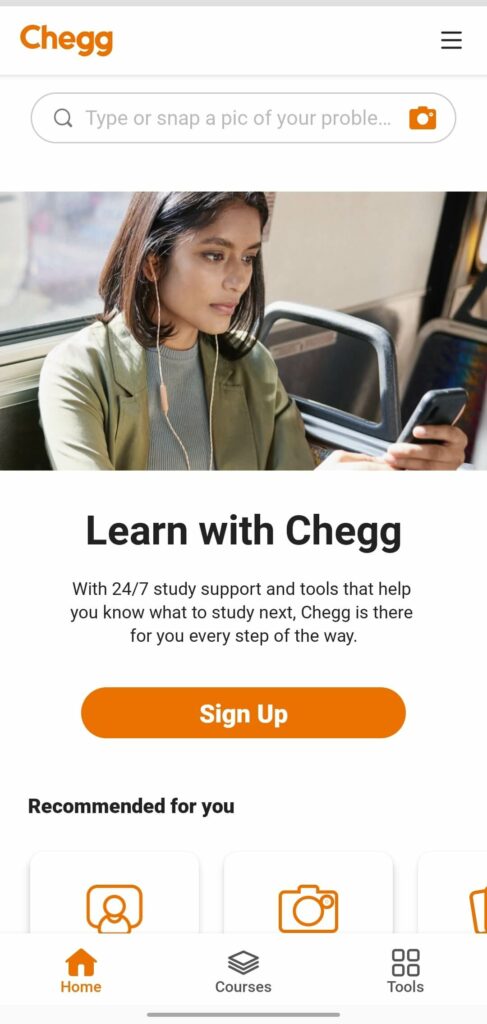 Chegg Study Mod APK Image
