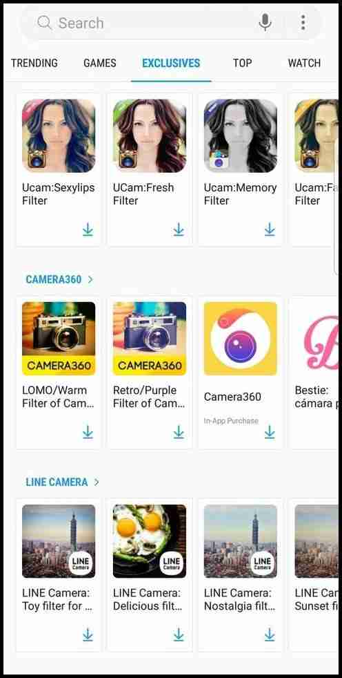 Galaxy Store: Apps