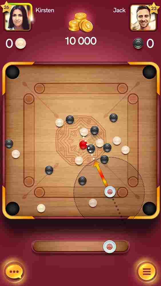 Gameplay for Carrom Disc Pool APK